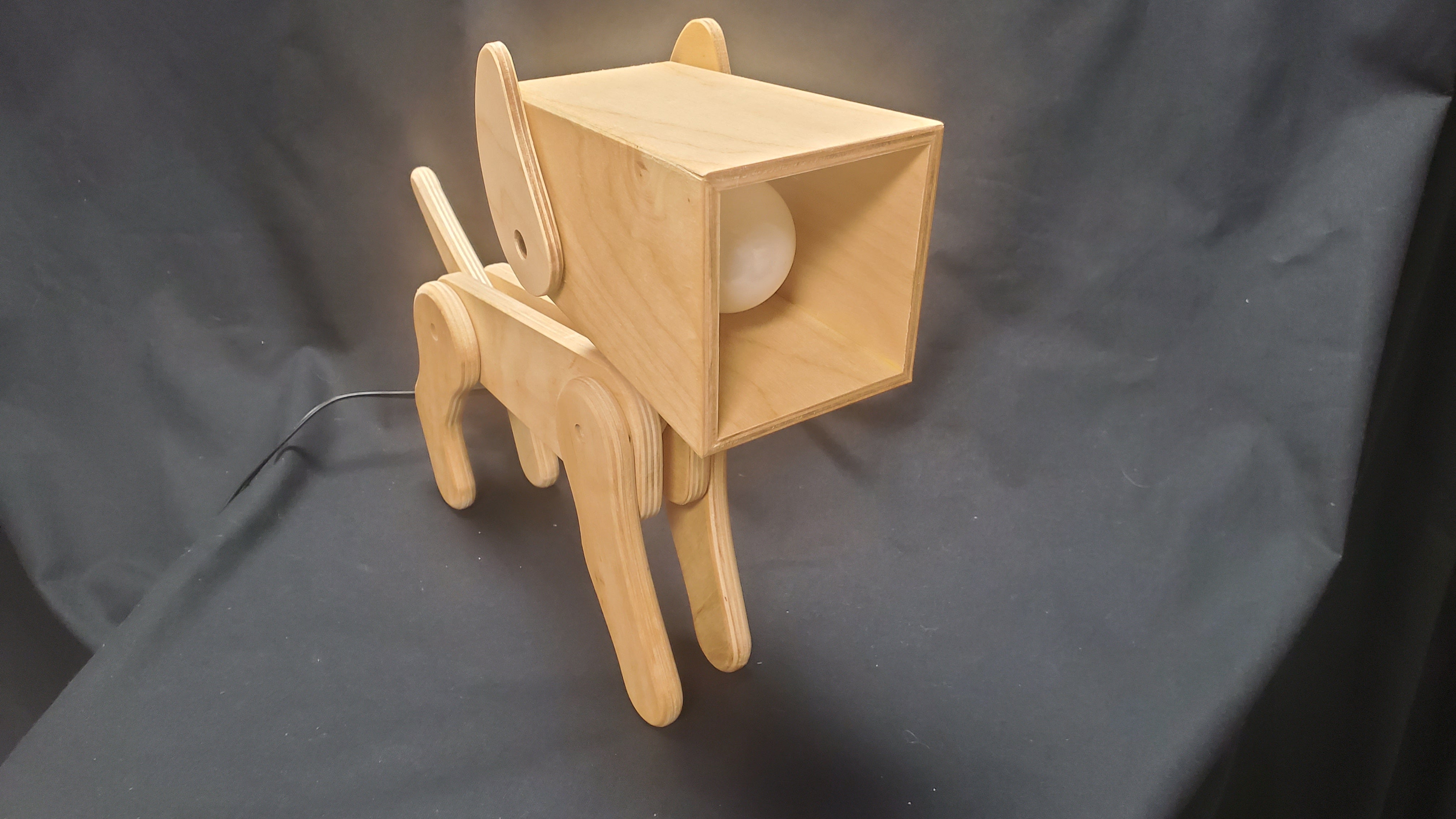 Dog desk lamp